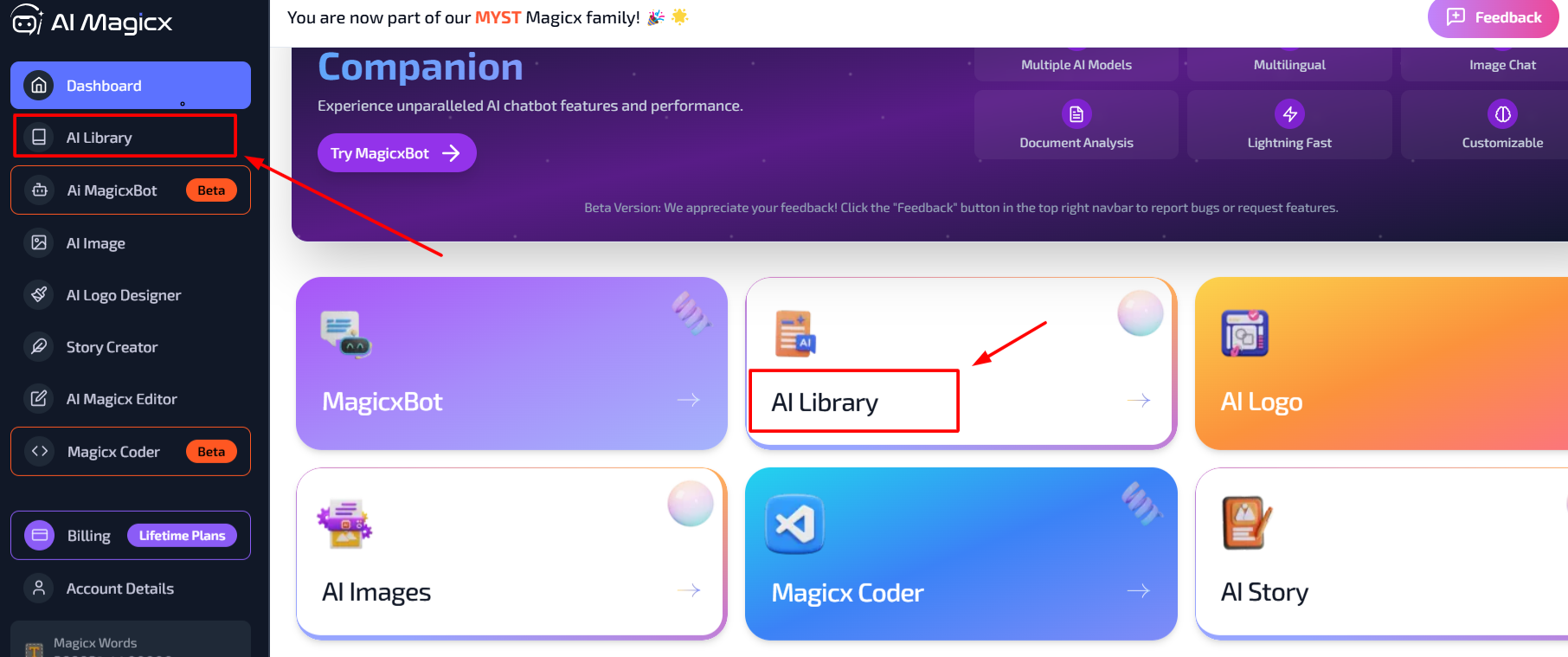 Login to AI Magicx