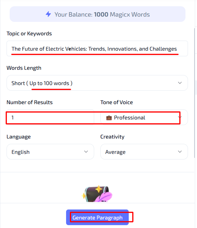 Type Your Topic/Keywords