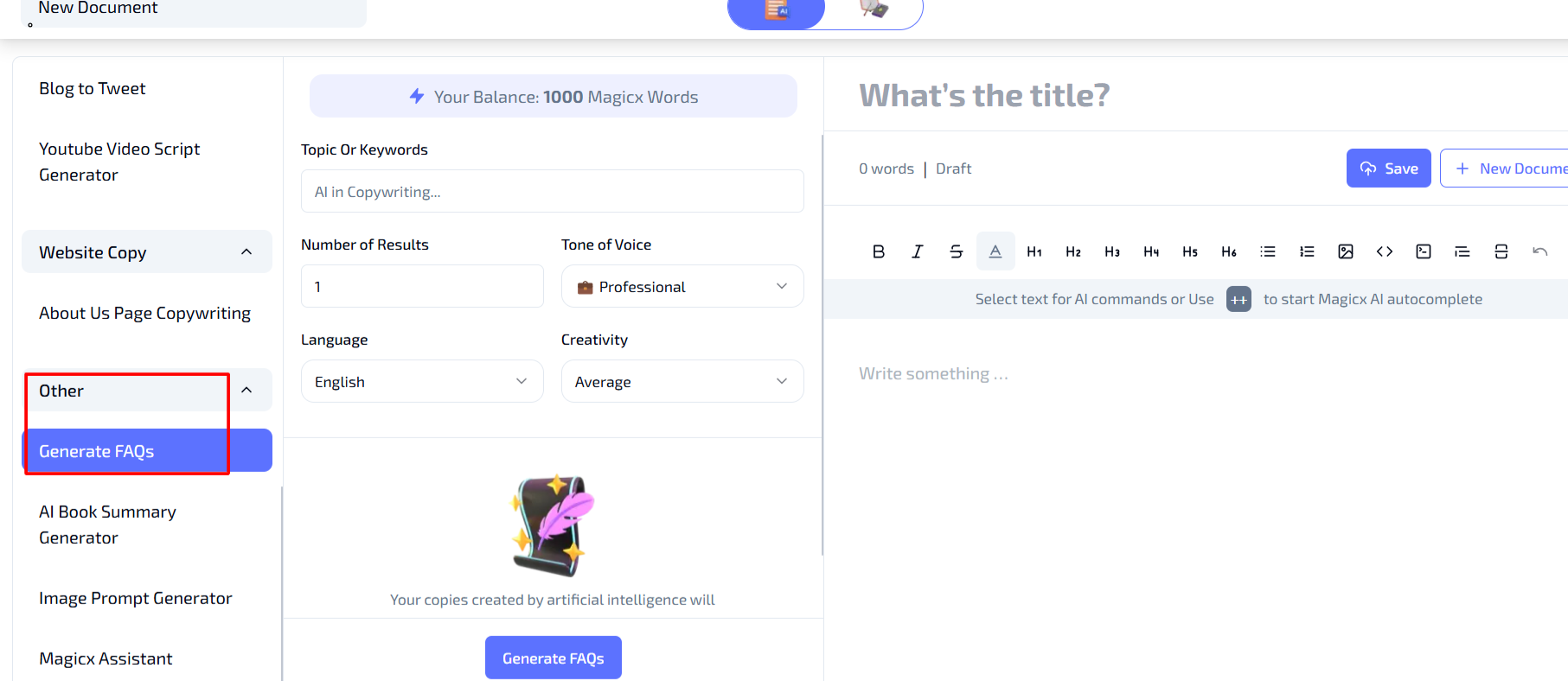 Find the AI Library