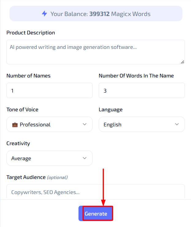 Define Target Audience