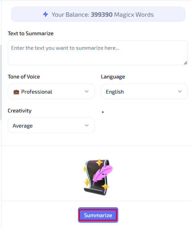 Generate Summary